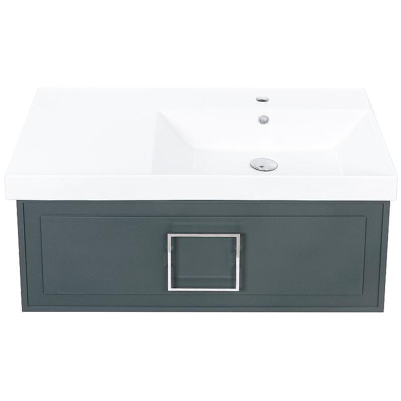 Тумба под раковину La Fenice Cubo 90 FNC-01-CUB-G-90 подвесная Серая матовая, купить, цена, заказать, магазин, доставка, скидка, промокод, купить, цена, заказать, магазин, доставка, скидка, промокод