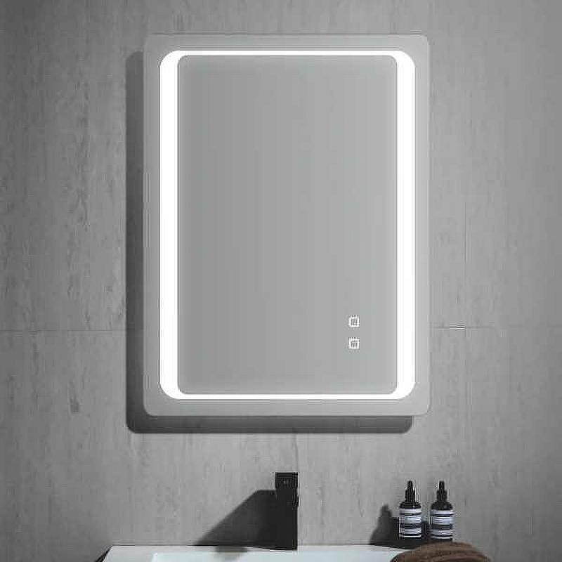 Зеркало Gappo 60 G605 с подсветкой с сенсорным выключателем, подогревом и часами, купить, цена, заказать, магазин, доставка, скидка, промокод, купить, цена, заказать, магазин, доставка, скидка, промокод