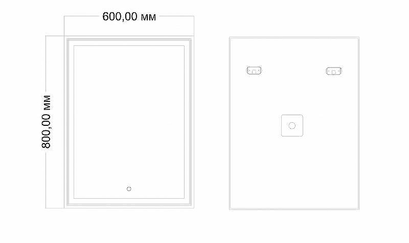 Зеркало Art&Max AM-Zoe-600-800-DS-F с подсветкой с сенсорным выключателем, купить, цена, заказать, магазин, доставка, скидка, промокод, купить, цена, заказать, магазин, доставка, скидка, промокод