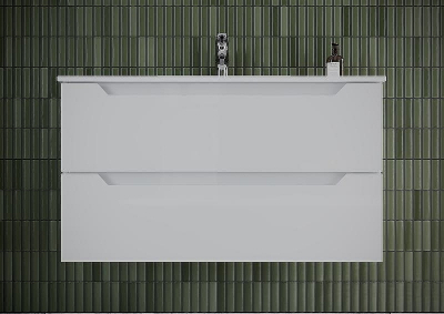 Тумба под раковину Sancos Norma 2.0 120 NR2.0120-1W подвесная Белый глянец