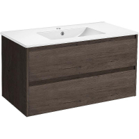 Тумба под раковину Vincea Gio 100 VMC-2G100RO подвесная R.Oak, купить, цена, заказать, магазин, доставка, скидка, промокод, купить, цена, заказать, магазин, доставка, скидка, промокод