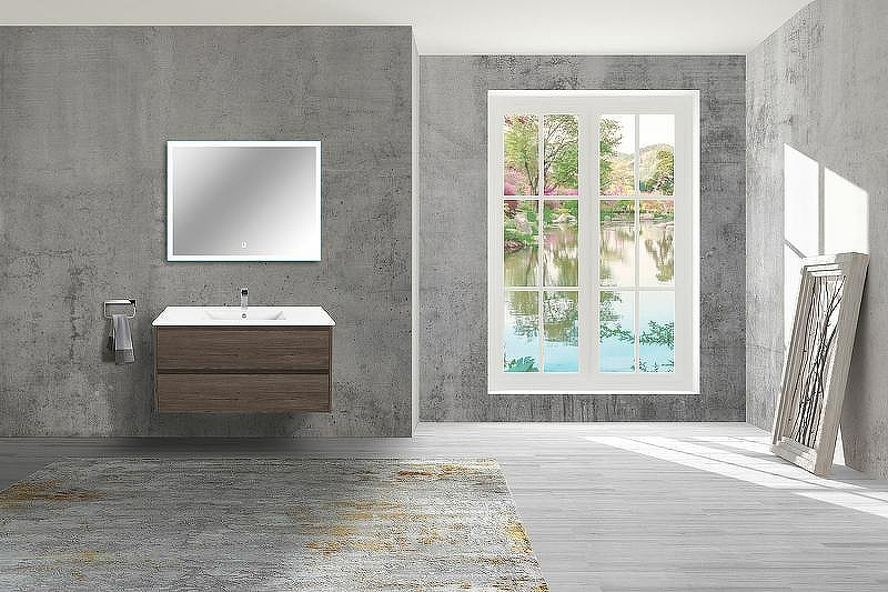 Тумба под раковину Vincea Gio 100 VMC-2G100RO подвесная R.Oak, купить, цена, заказать, магазин, доставка, скидка, промокод, купить, цена, заказать, магазин, доставка, скидка, промокод