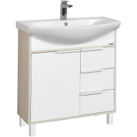 Тумба под раковину Aquaton Рико 80 1A215401RIB90 Белый Ясень фабрик, купить, цена, заказать, магазин, доставка, скидка, промокод, купить, цена, заказать, магазин, доставка, скидка, промокод