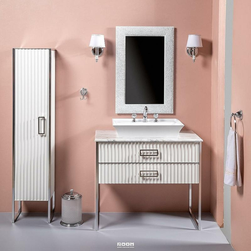 Зеркало Boheme Armadi Art NeoArt Aura 60 537 с подсветкой Белое, купить, цена, заказать, магазин, доставка, скидка, промокод, купить, цена, заказать, магазин, доставка, скидка, промокод