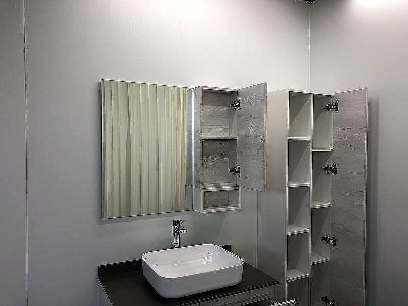 Зеркало со шкафом Comforty Прага 90 00004136263 Дуб белый, купить, цена, заказать, магазин, доставка, скидка, промокод, купить, цена, заказать, магазин, доставка, скидка, промокод