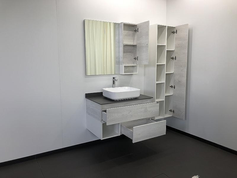 Зеркало со шкафом Comforty Прага 90 00004136263 Дуб белый, купить, цена, заказать, магазин, доставка, скидка, промокод, купить, цена, заказать, магазин, доставка, скидка, промокод