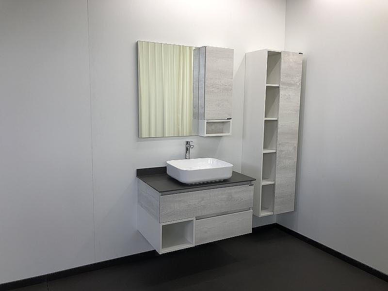 Зеркало со шкафом Comforty Прага 90 00004136263 Дуб белый, купить, цена, заказать, магазин, доставка, скидка, промокод, купить, цена, заказать, магазин, доставка, скидка, промокод