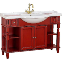 Тумба под раковину Migliore Kantri 120 26729 Бордовая, купить, цена, заказать, магазин, доставка, скидка, промокод, купить, цена, заказать, магазин, доставка, скидка, промокод