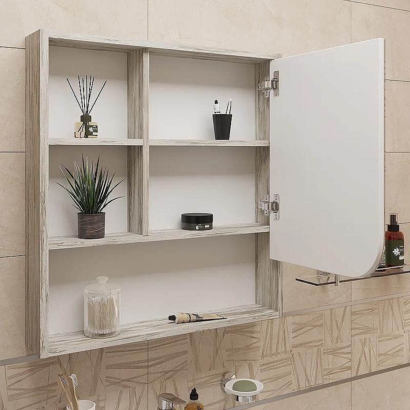 Зеркальный шкаф DIWO Самара 70 R SAM.Z.70/P/DS Дуб скандинавский, купить, цена, заказать, магазин, доставка, скидка, промокод, купить, цена, заказать, магазин, доставка, скидка, промокод