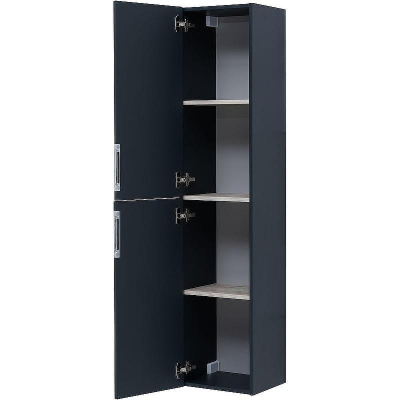 Шкаф пенал Aquanet Алвита New 35 277559 подвесной Антрацит