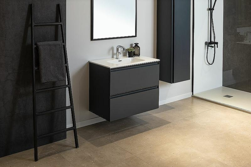 Тумба под раковину Allen Brau Eclipse 80 1.E1002.AM подвесная Антрацит матовый, купить, цена, заказать, магазин, доставка, скидка, промокод, купить, цена, заказать, магазин, доставка, скидка, промокод