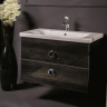 Тумба под раковину Boheme Armadi Art NeoArt 80 830-080-BW подвесная Black Wood, купить, цена, заказать, магазин, доставка, скидка, промокод, купить, цена, заказать, магазин, доставка, скидка, промокод