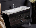 Тумба под раковину Boheme Armadi Art NeoArt 80 830-080-BW подвесная Black Wood, купить, цена, заказать, магазин, доставка, скидка, промокод, купить, цена, заказать, магазин, доставка, скидка, промокод