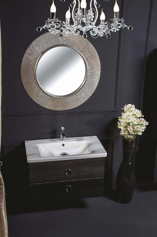 Тумба под раковину Boheme Armadi Art NeoArt 80 830-080-BW подвесная Black Wood, купить, цена, заказать, магазин, доставка, скидка, промокод, купить, цена, заказать, магазин, доставка, скидка, промокод