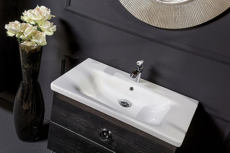 Тумба под раковину Boheme Armadi Art NeoArt 80 830-080-BW подвесная Black Wood, купить, цена, заказать, магазин, доставка, скидка, промокод, купить, цена, заказать, магазин, доставка, скидка, промокод