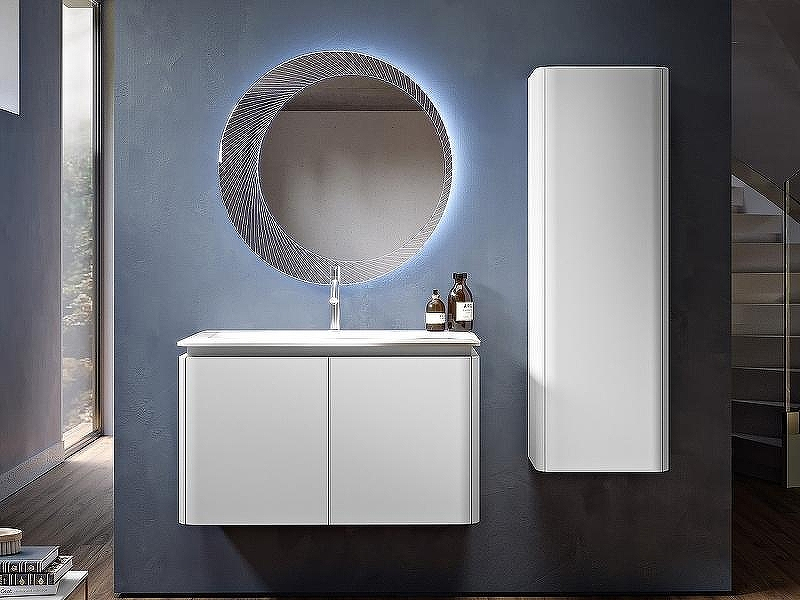 Тумба под раковину Cezares Stylus 94 55226 подвесная Bianco opaco, купить, цена, заказать, магазин, доставка, скидка, промокод, купить, цена, заказать, магазин, доставка, скидка, промокод