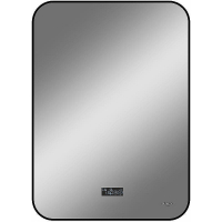 Зеркало Reflexion Shadow 600х800 RF5732SH с подсветкой Черное с сенсорным выключателем, диммером, подогревом и часами, купить, цена, заказать, магазин, доставка, скидка, промокод, купить, цена, заказать, магазин, доставка, скидка, промокод