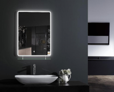 Зеркало Esbano 60 ESMI2073HDSA с подсветкой с сенсорным выключателем с подогревом и часами