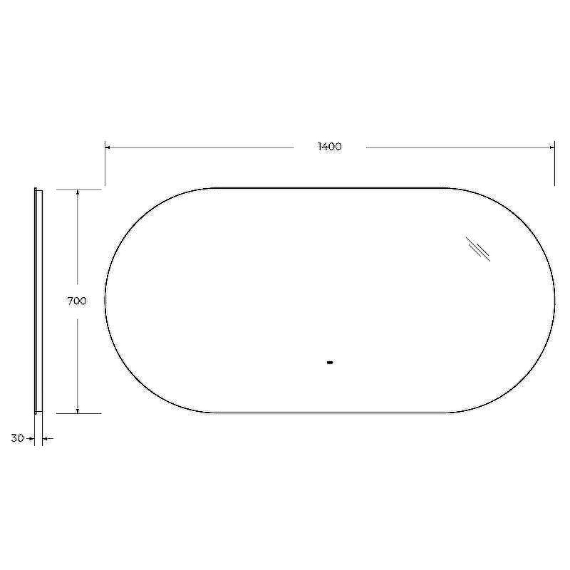 Зеркало Cezares Vague 140 CZR-SPC-VAGUE-1400-700-MOV с подсветкой с сенсорным выключателем и датчиком движения, купить, цена, заказать, магазин, доставка, скидка, промокод, купить, цена, заказать, магазин, доставка, скидка, промокод
