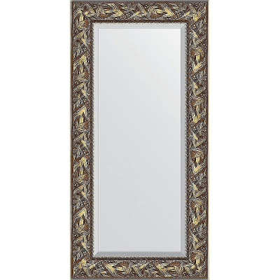 Зеркало Evoform Exclusive 119х59 BY 3493 с фацетом в багетной раме - Византия золото 99