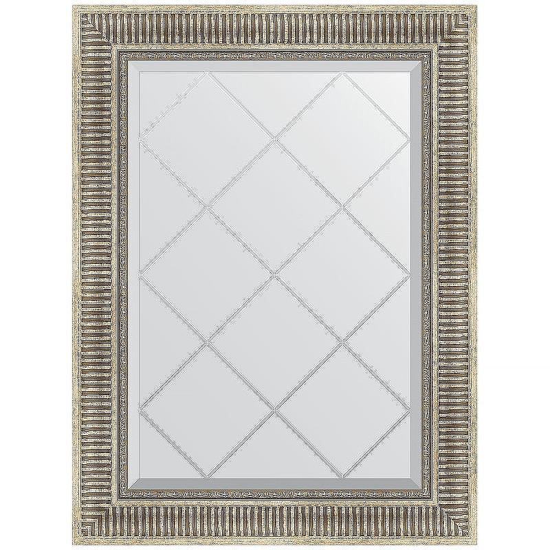 Зеркало Evoform Exclusive-G 90х67 BY 4110 с гравировкой в багетной раме - Серебряный акведук 93, купить, цена, заказать, магазин, доставка, скидка, промокод, купить, цена, заказать, магазин, доставка, скидка, промокод