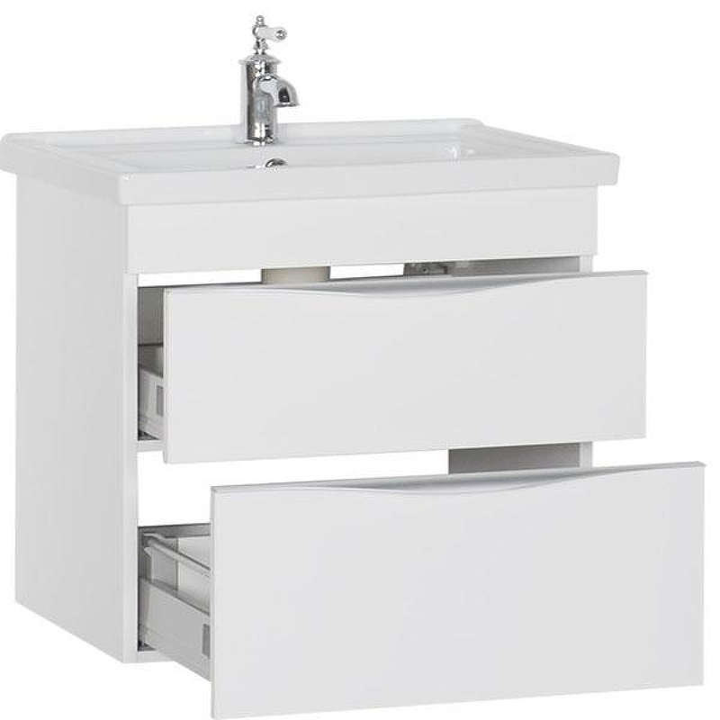 Тумба под раковину Aquanet Эвора 80 184937 подвесная Белая, купить, цена, заказать, магазин, доставка, скидка, промокод, купить, цена, заказать, магазин, доставка, скидка, промокод