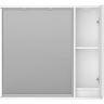 Зеркало со шкафом Brevita Balaton 90 R BAL-04090-01-П с подсветкой Белое матовое, купить, цена, заказать, магазин, доставка, скидка, промокод, купить, цена, заказать, магазин, доставка, скидка, промокод