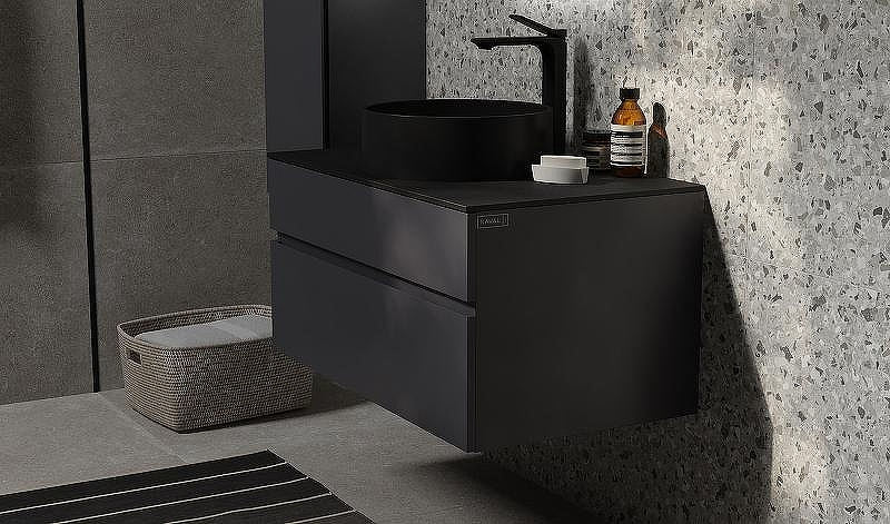 Тумба под раковину Raval Decent 80 Dec.01.80/A/RL подвесная Антрацит, купить, цена, заказать, магазин, доставка, скидка, промокод, купить, цена, заказать, магазин, доставка, скидка, промокод