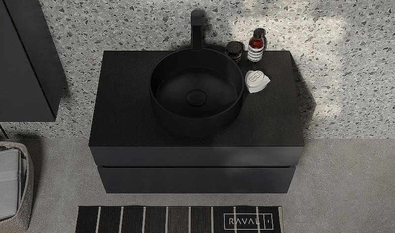 Тумба под раковину Raval Decent 80 Dec.01.80/A/RL подвесная Антрацит, купить, цена, заказать, магазин, доставка, скидка, промокод, купить, цена, заказать, магазин, доставка, скидка, промокод