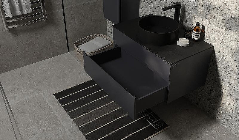 Тумба под раковину Raval Decent 80 Dec.01.80/A/RL подвесная Антрацит, купить, цена, заказать, магазин, доставка, скидка, промокод, купить, цена, заказать, магазин, доставка, скидка, промокод