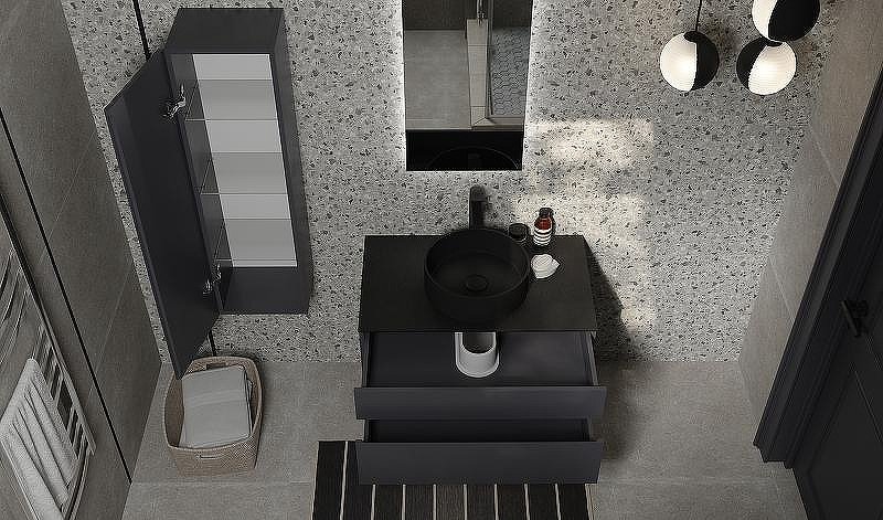 Тумба под раковину Raval Decent 80 Dec.01.80/A/RL подвесная Антрацит, купить, цена, заказать, магазин, доставка, скидка, промокод, купить, цена, заказать, магазин, доставка, скидка, промокод