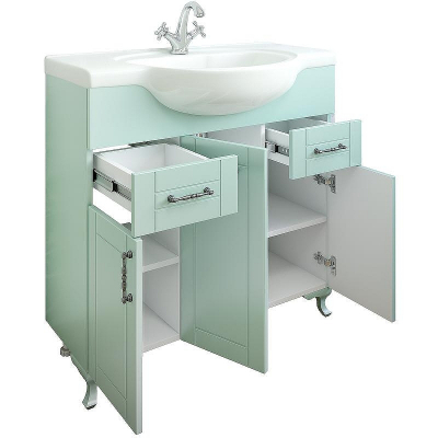 Тумба под раковину Sanflor Глория 85 С000005712 Серая