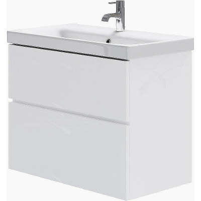 Тумба под раковину Bellezza Жаклин 80 4636413110010 подвесная Белая