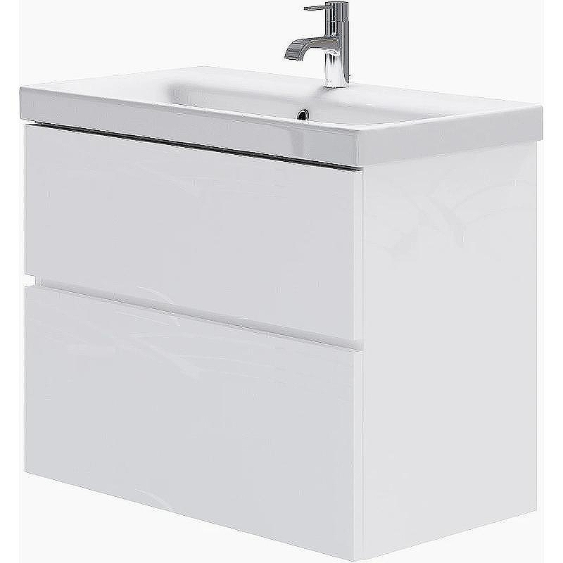 Тумба под раковину Bellezza Жаклин 80 4636413110010 подвесная Белая, купить, цена, заказать, магазин, доставка, скидка, промокод, купить, цена, заказать, магазин, доставка, скидка, промокод