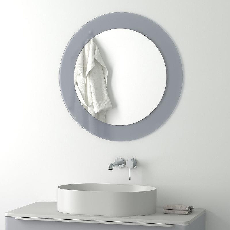 Зеркало Evoform Double d80 BY 0315 на стеклянном основании - цвет Графит, купить, цена, заказать, магазин, доставка, скидка, промокод, купить, цена, заказать, магазин, доставка, скидка, промокод