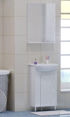 Зеркало со шкафом Corozo Орфей 50 SD-00000299 Белое