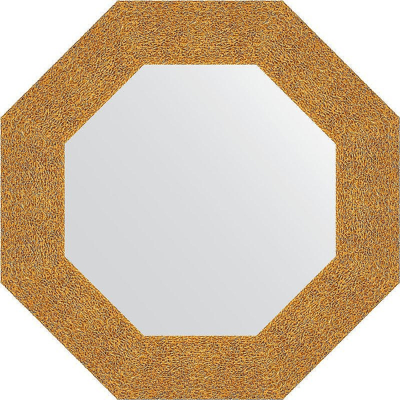 Зеркало Evoform Octagon 57х57 BY 3799 в багетной раме - Чеканка золотая 90, купить, цена, заказать, магазин, доставка, скидка, промокод, купить, цена, заказать, магазин, доставка, скидка, промокод