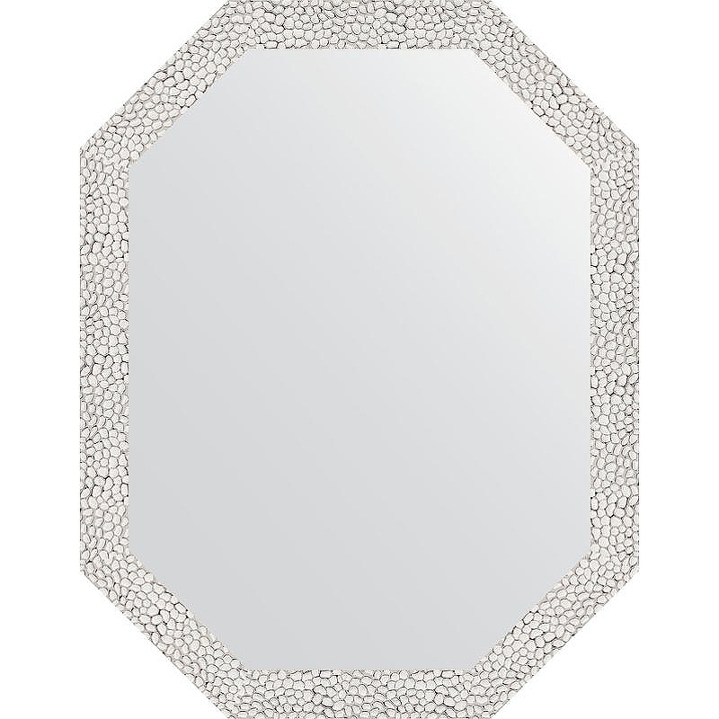 Зеркало Evoform Octagon 53x68 BY 7002 в багетной раме - Чеканка белая 46, купить, цена, заказать, магазин, доставка, скидка, промокод, купить, цена, заказать, магазин, доставка, скидка, промокод