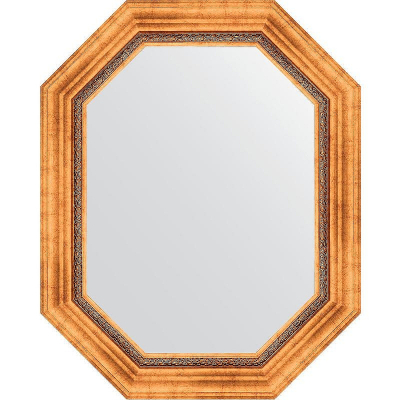 Зеркало Evoform Octagon 61x76 BY 7162 в багетной раме - Римское золото 88