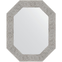 Зеркало Evoform Polygon 76х61 BY 7194 в багетной раме - Волна хром 90, купить, цена, заказать, магазин, доставка, скидка, промокод, купить, цена, заказать, магазин, доставка, скидка, промокод