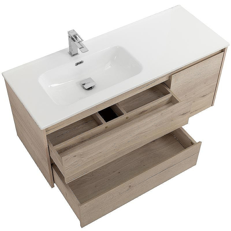 Тумба под раковину BelBagno Kraft 100 L KRAFT-1000-2C-1A-SO-RGB-L подвесная Rovere Galifax Bianco, купить, цена, заказать, магазин, доставка, скидка, промокод, купить, цена, заказать, магазин, доставка, скидка, промокод