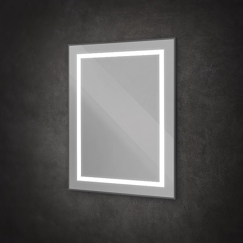 Зеркало BelBagno Kraft 70 SPC-KRAFT-700-800-SENS-NERO с подсветкой Черное с сенсорным выключателем, купить, цена, заказать, магазин, доставка, скидка, промокод, купить, цена, заказать, магазин, доставка, скидка, промокод