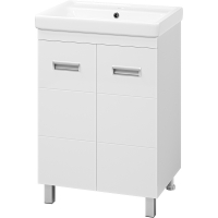 Тумба с раковиной Misty Селена 60 СО000001652 Белая глянцевая, купить, цена, заказать, магазин, доставка, скидка, промокод, купить, цена, заказать, магазин, доставка, скидка, промокод