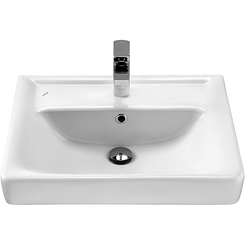 Тумба с раковиной Misty Селена 60 СО000001652 Белая глянцевая, купить, цена, заказать, магазин, доставка, скидка, промокод, купить, цена, заказать, магазин, доставка, скидка, промокод