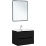 Тумба под раковину Aquanet Вега 2.0 70 337954 подвесная Черная матовая, купить, цена, заказать, магазин, доставка, скидка, промокод, купить, цена, заказать, магазин, доставка, скидка, промокод