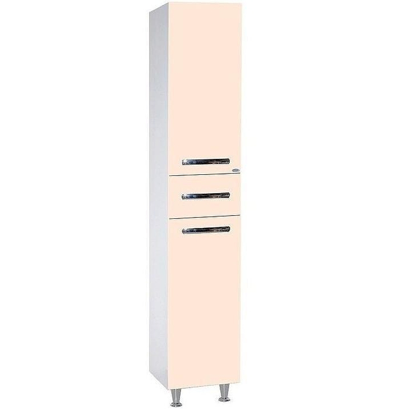 Шкаф пенал Bellezza Рокко 35 4625304100070 Бежевый Белый, купить, цена, заказать, магазин, доставка, скидка, промокод, купить, цена, заказать, магазин, доставка, скидка, промокод