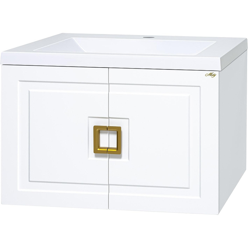 Тумба с раковиной Misty Галвер 80 УТ000012978 подвесная Белая, купить, цена, заказать, магазин, доставка, скидка, промокод, купить, цена, заказать, магазин, доставка, скидка, промокод
