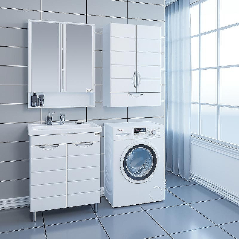 Подвесной шкаф СанТа Родос 60 406003 Белый, купить, цена, заказать, магазин, доставка, скидка, промокод, купить, цена, заказать, магазин, доставка, скидка, промокод