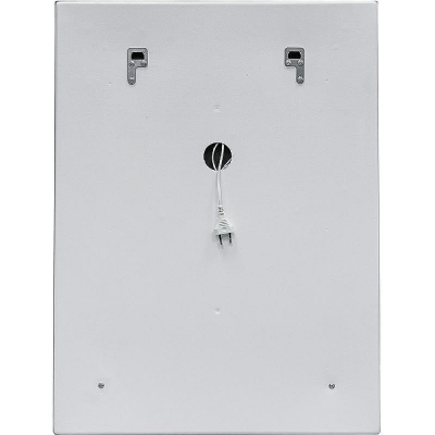 Зеркало Континент Verte 700х900 ЗЛП150 с подсветкой с часами и датчиком движения