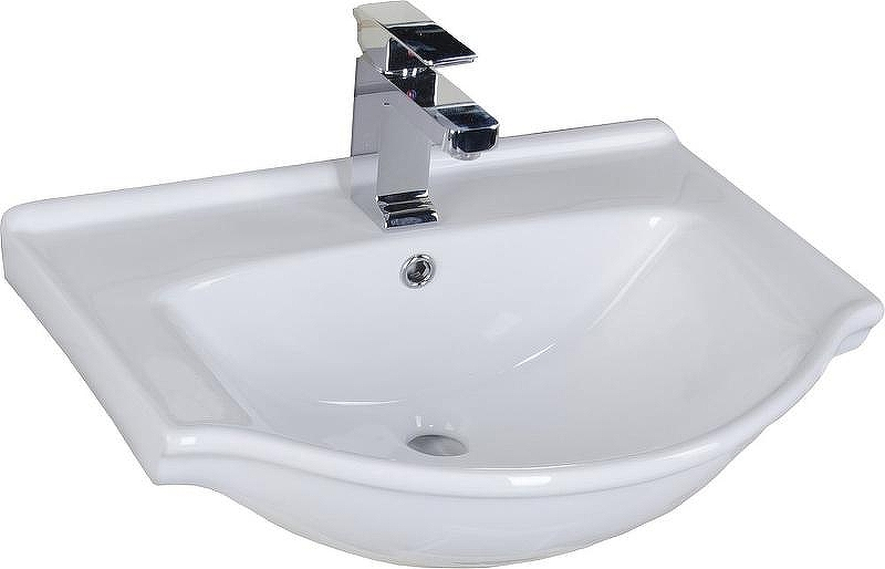 Тумба с раковиной Aquanet Доминика 60 212754 Белая, купить, цена, заказать, магазин, доставка, скидка, промокод, купить, цена, заказать, магазин, доставка, скидка, промокод